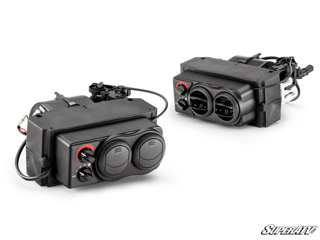 Polaris Ranger XP 900 Cab Heater - Choose Location: Front / Would you like to add a Quick-Start Flow Valve?: Yes, please! / Would you like to add a Idle Flow Pump?: Yes, please!