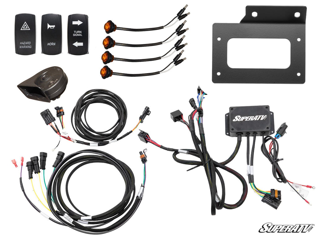 Kawasaki Teryx KRX 1000 Deluxe Plug & Play Turn Signal Kit — 6" LED Strip Lights