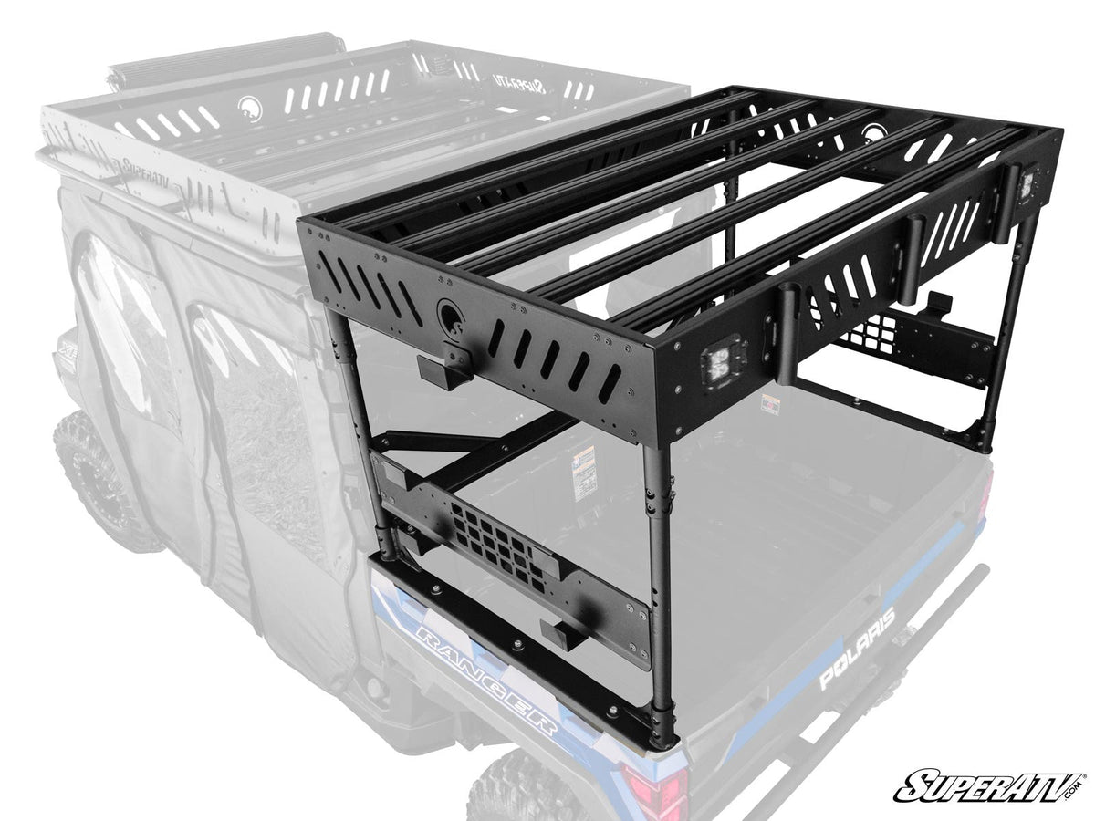 Polaris Ranger XP 900 Outfitter Bed Rack — 2 Pin Wiring Harness — 1 Shelf — Yes, Qty 2