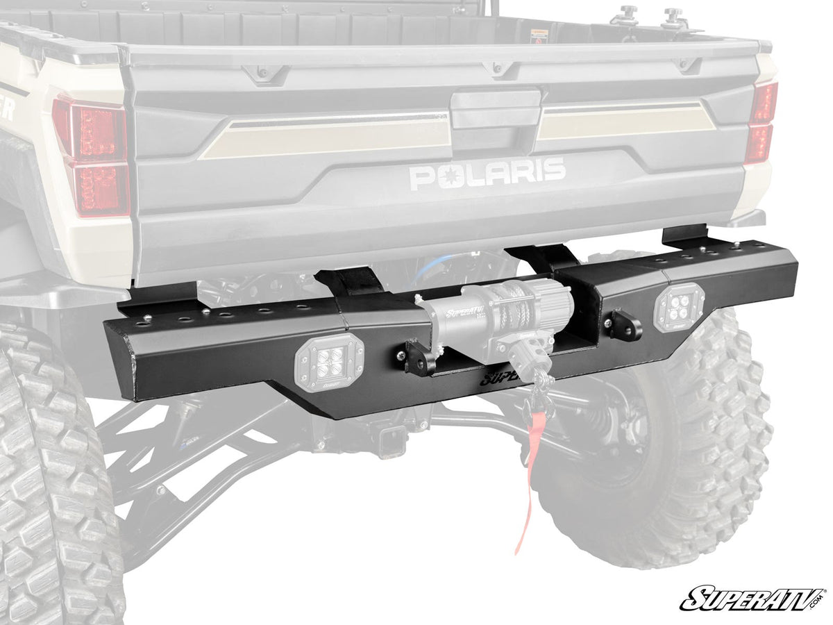 Polaris Ranger Trail Boss rear bumper - 2025 and newer - 3500 lb. winch