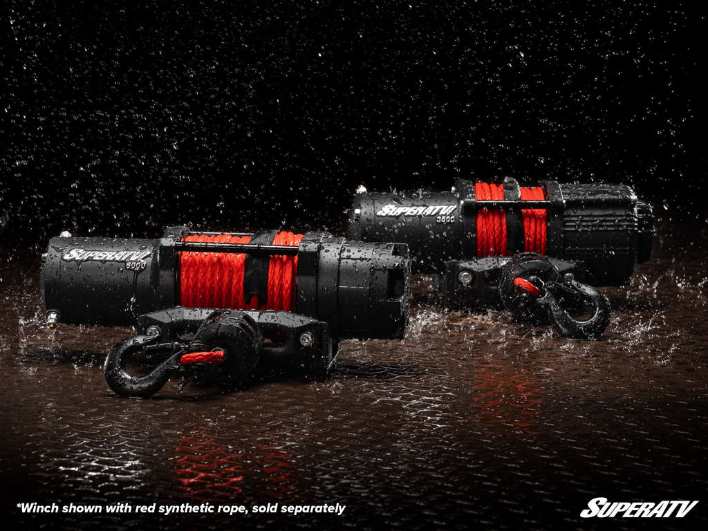 3500 Lb. UTV/ATV Winch (With Wireless Remote & Synthetic Rope)