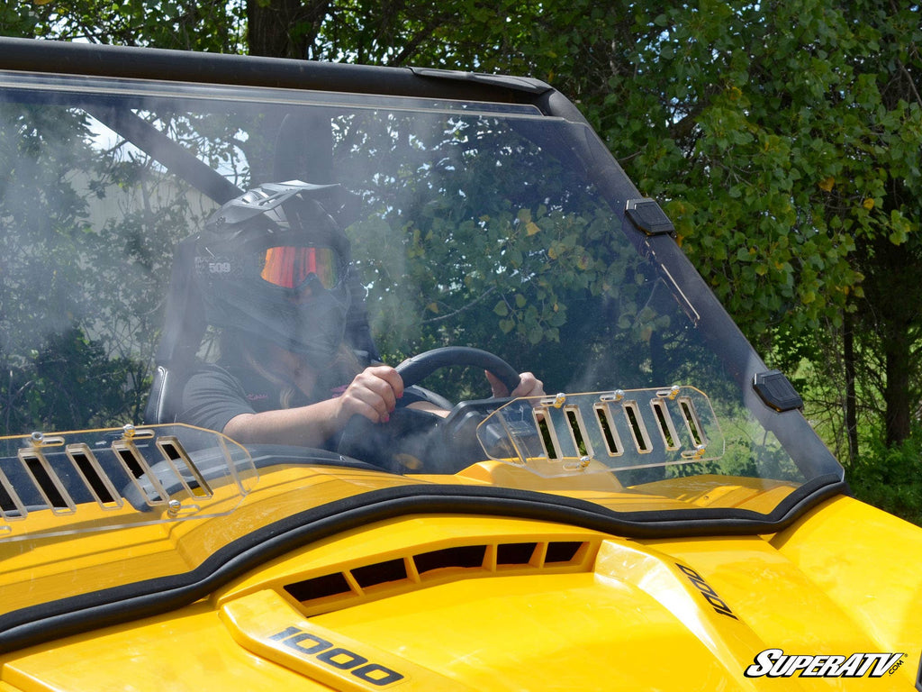 Can-Am Commander Scratch-Resistant Vented Full Windshield