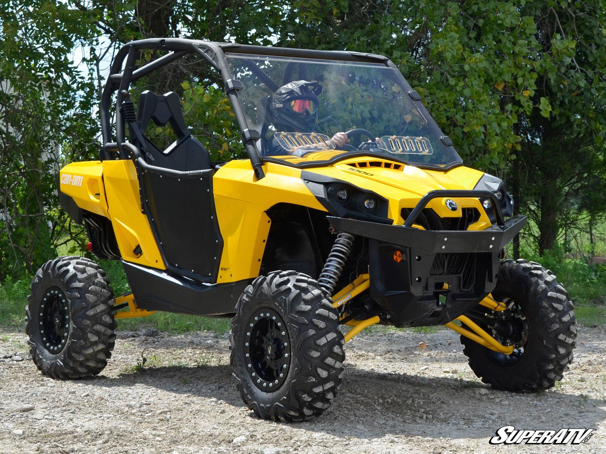 Can-Am Commander Scratch-Resistant Vented Full Windshield