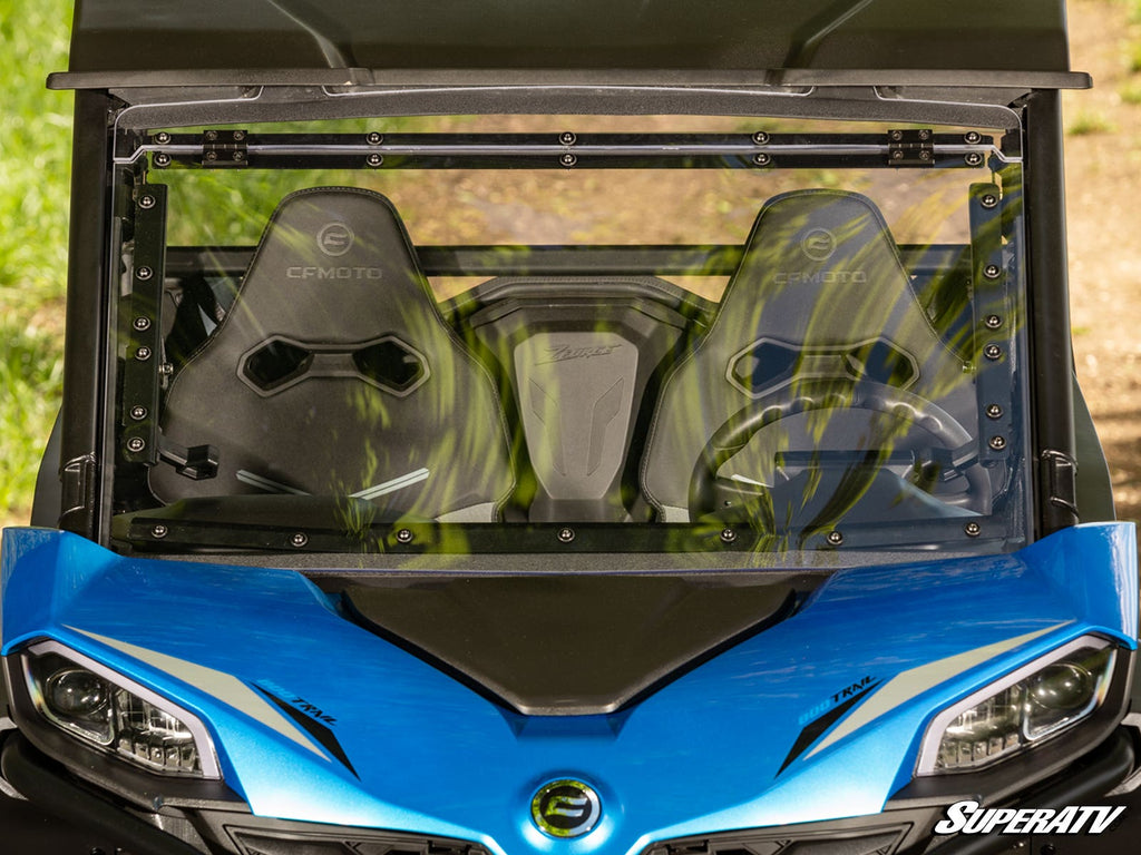 CFMOTO ZForce 950 Sport Scratch-Resistant Flip Windshield