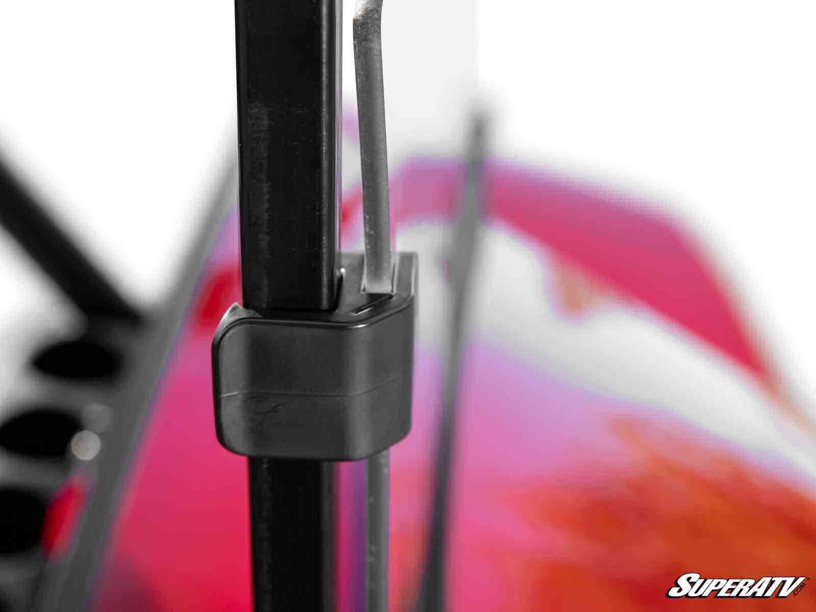 Corsa Blue E-Z-GO Express S Scratch-Resistant Flip Down Windshield