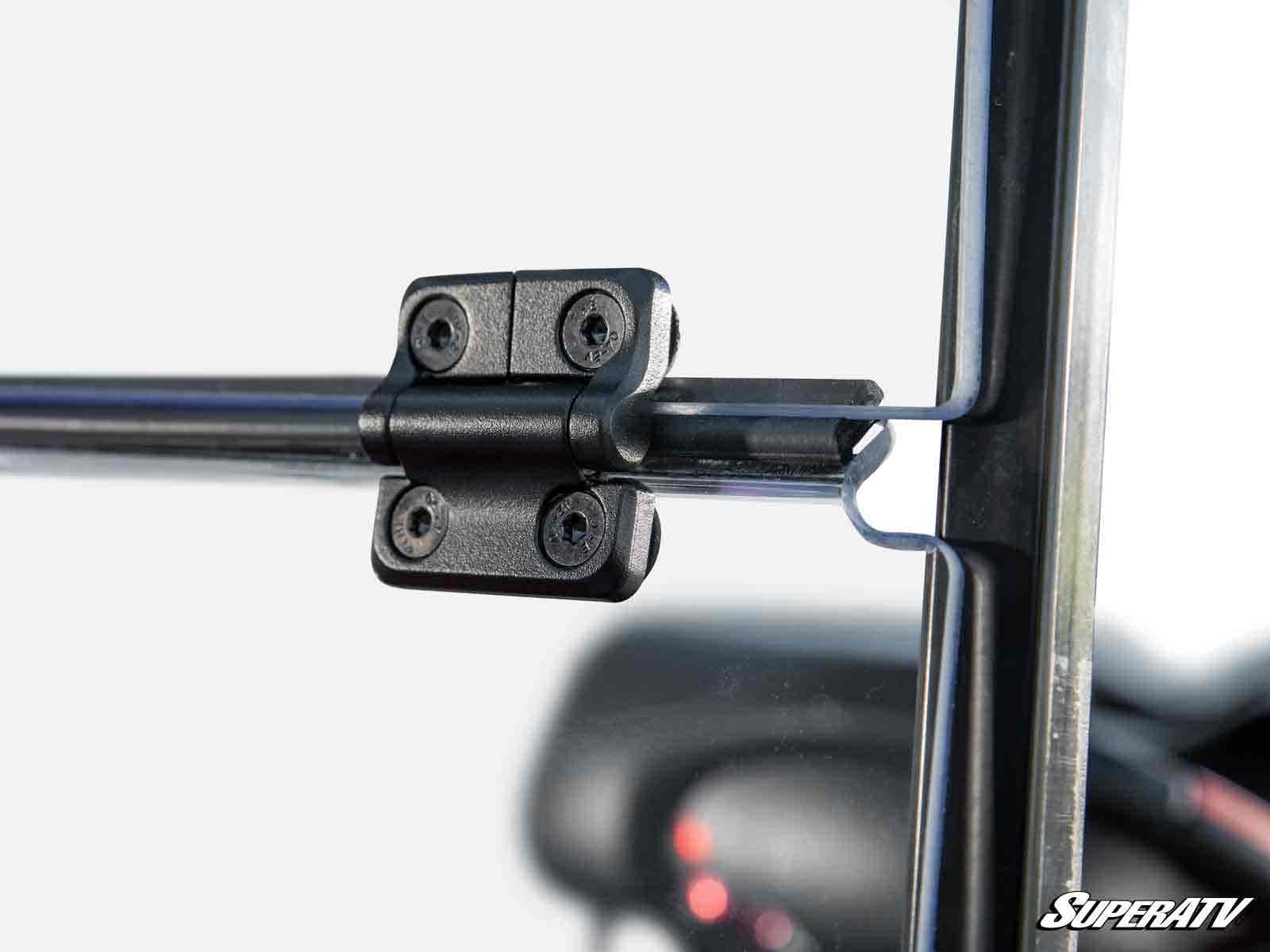 Corsa Blue E-Z-GO Express S Scratch-Resistant Flip Down Windshield