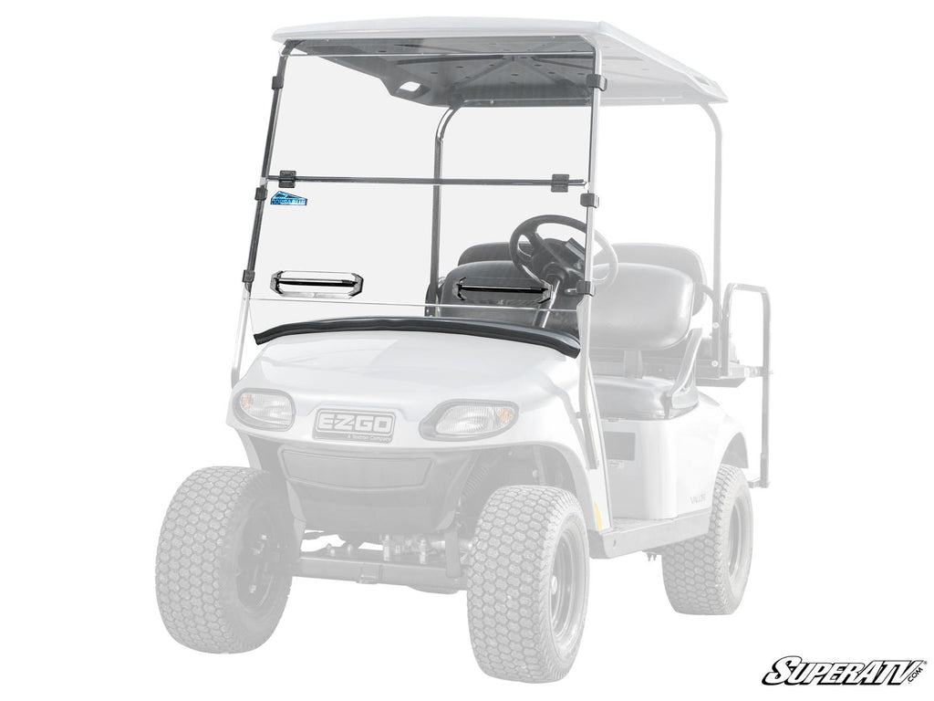 Corsa Blue E-Z-GO TXT Valor Scratch-Resistant Flip Down Windshield