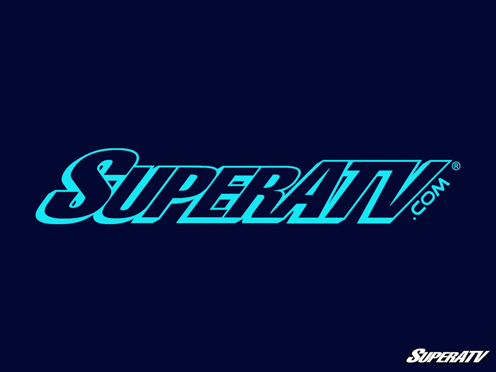 Blue and White SuperATV Trucker Hat