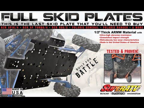 Polaris RZR XP 1000 Full Skid Plate