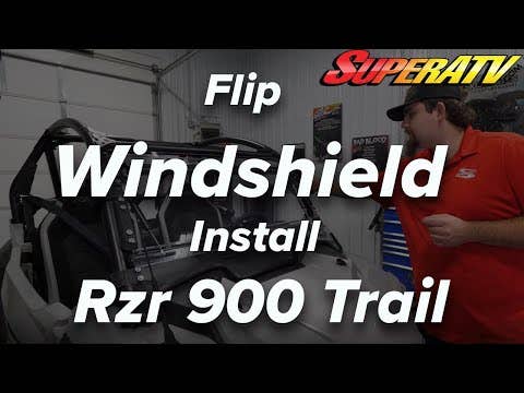 Polaris RZR Trail S 900 Scratch-Resistant Flip Windshield