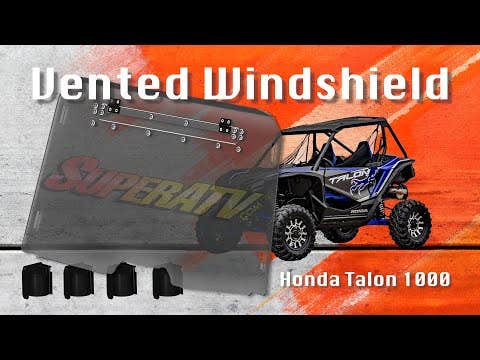 Honda Talon 1000R Scratch-Resistant Vented Full Windshield
