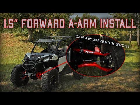 Can-Am Maverick Sport High Clearance 1.5" Forward Offset A-Arms