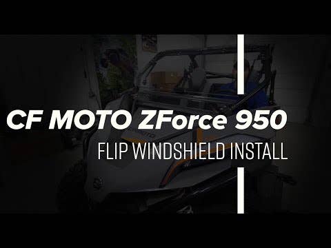 CFMOTO ZForce 950 Scratch Resistant Flip Windshield