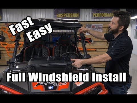Yamaha Rhino Scratch Resistant Full Windshield