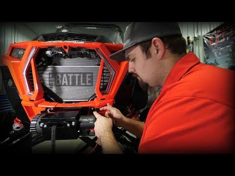 Polaris RZR XP Turbo S Winch Mount