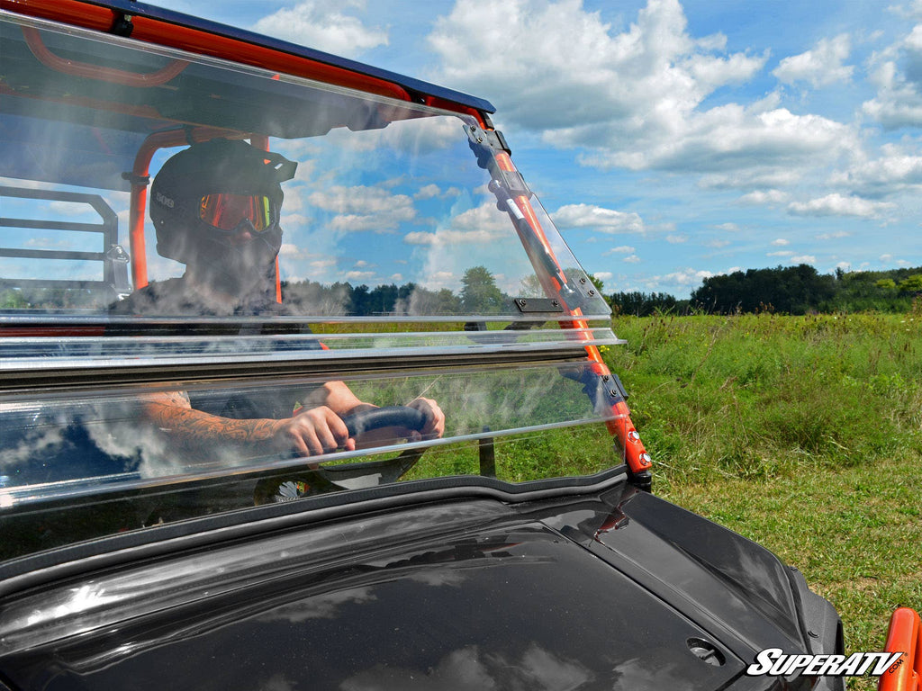 Kawasaki Mule Pro Scratch Resistant Flip Windshield