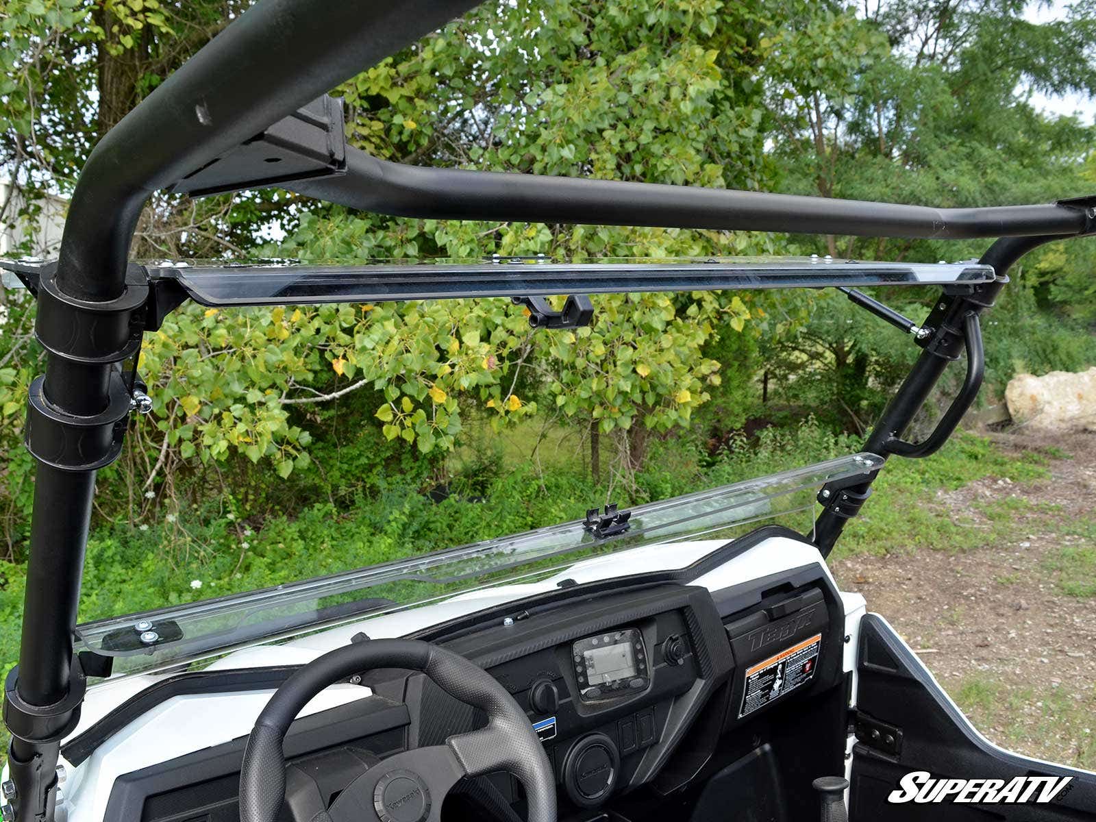 Kawasaki Teryx S Scratch-Resistant Flip Windshield