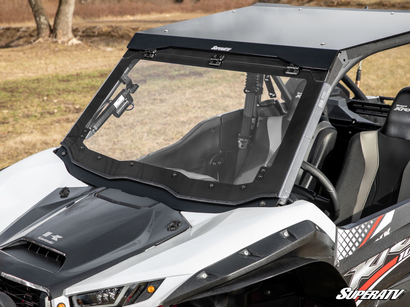 Kawasaki Teryx KRX 1000 MaxDrive Power Flip Windshield