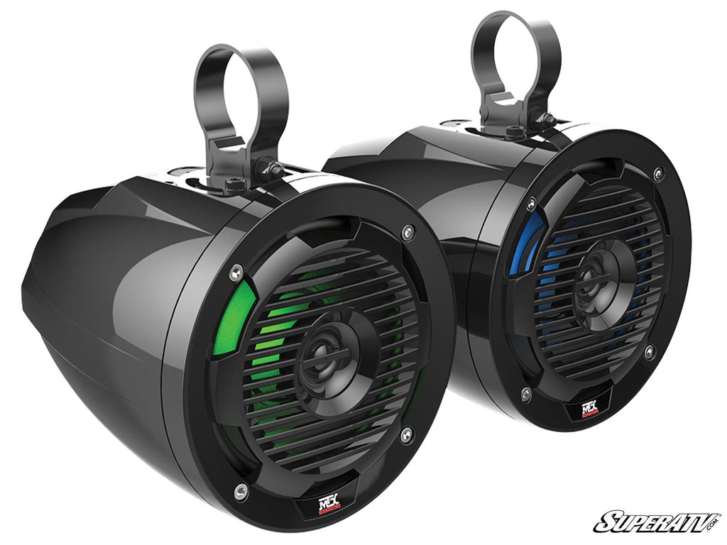 MTX MUD65PL UTV Speakers with LED Lights