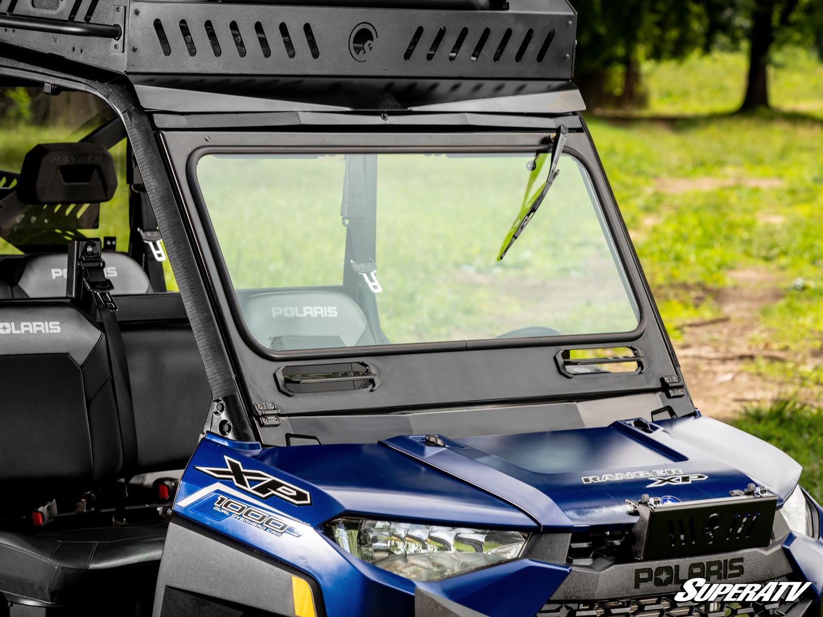 Polaris Ranger XP 570 Flip Down Glass Windshield
