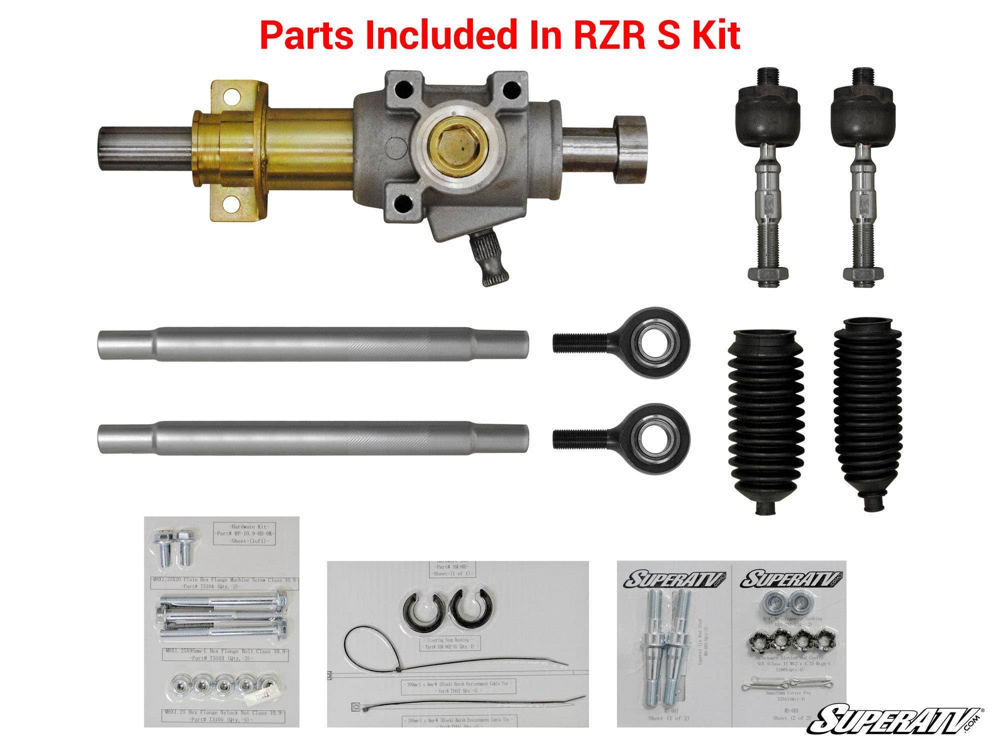 Polaris RZR 800 Heavy-Duty Rack and Pinion