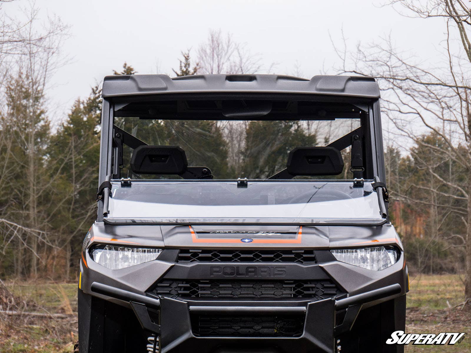 Polaris Ranger XP 570 Scratch Resistant Flip Down Windshield