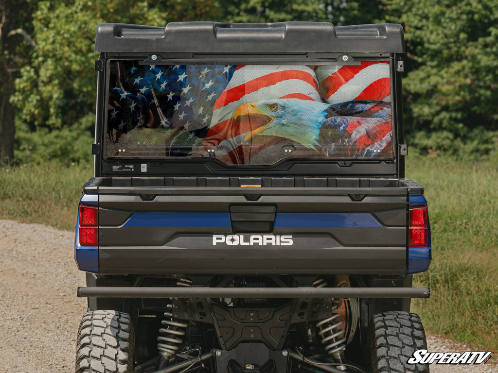 Polaris Ranger XP 1000 Printed Rear Windshield