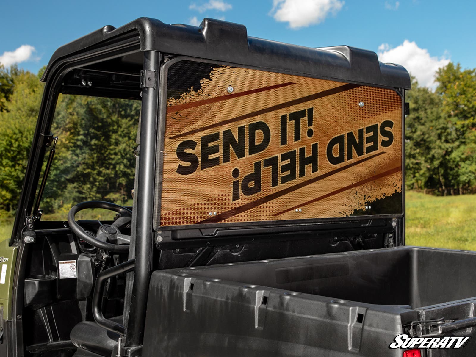 Polaris Ranger Midsize Rear Windshield (2015+)