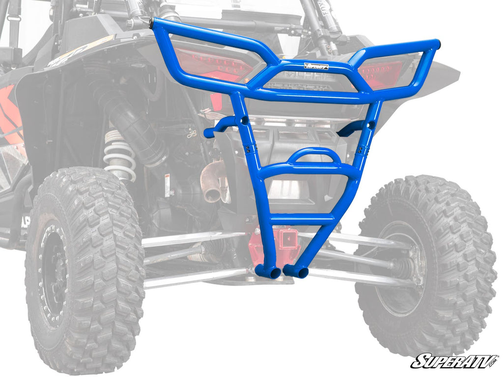 Polaris RZR XP Turbo Rear Bumper with Receiver Hitch