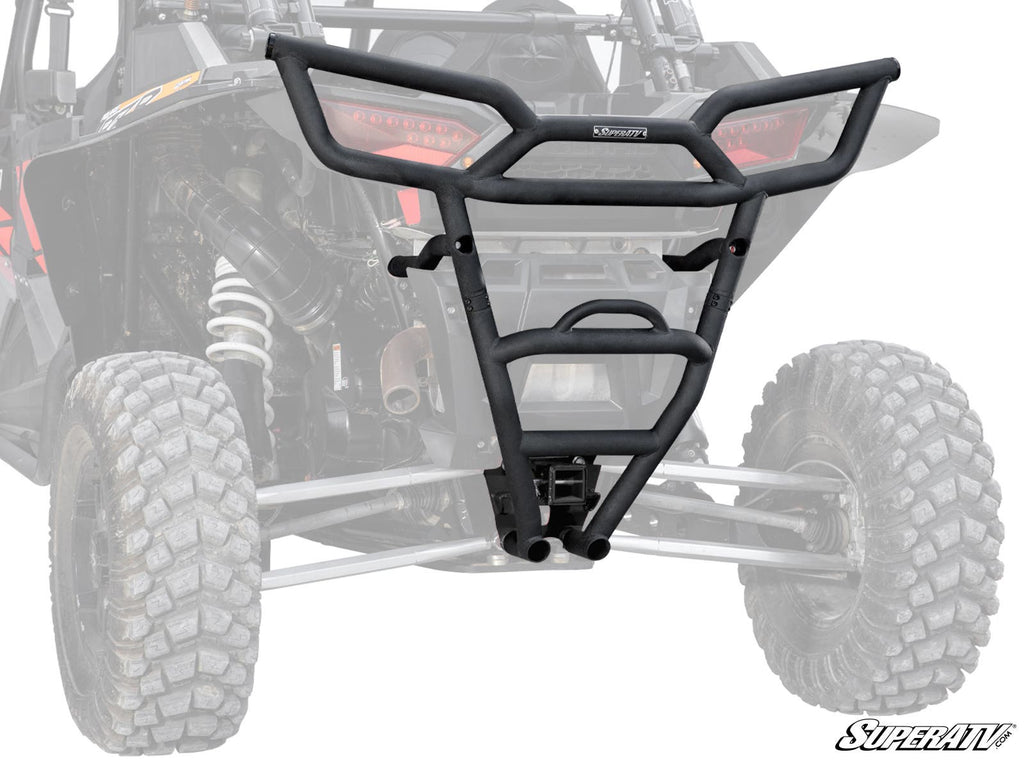 Polaris RZR XP Turbo Rear Bumper with Receiver Hitch
