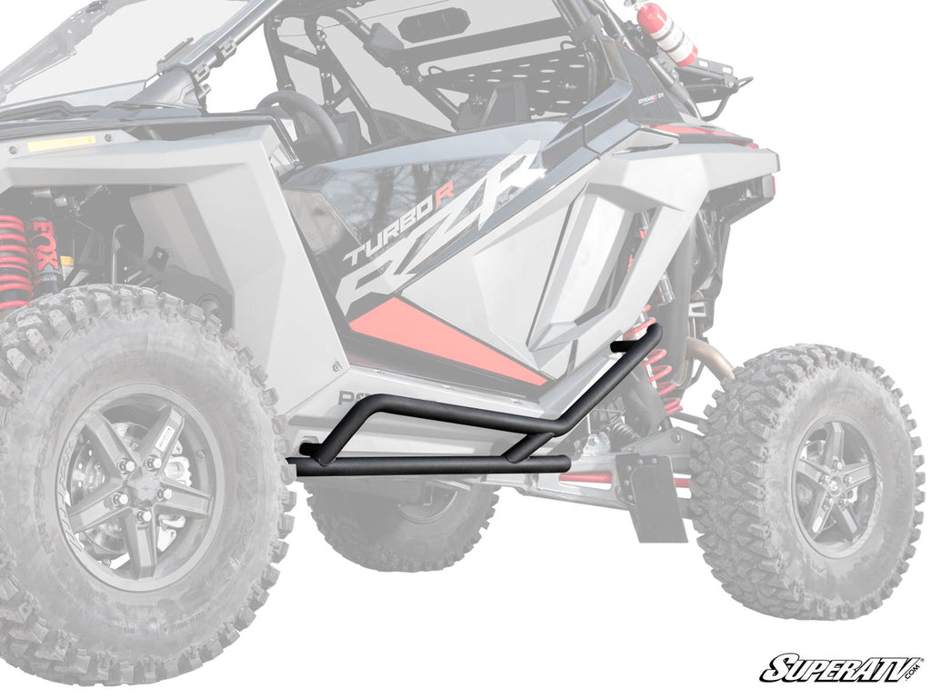 Polaris RZR Turbo R Rock Slider Nerf Bars