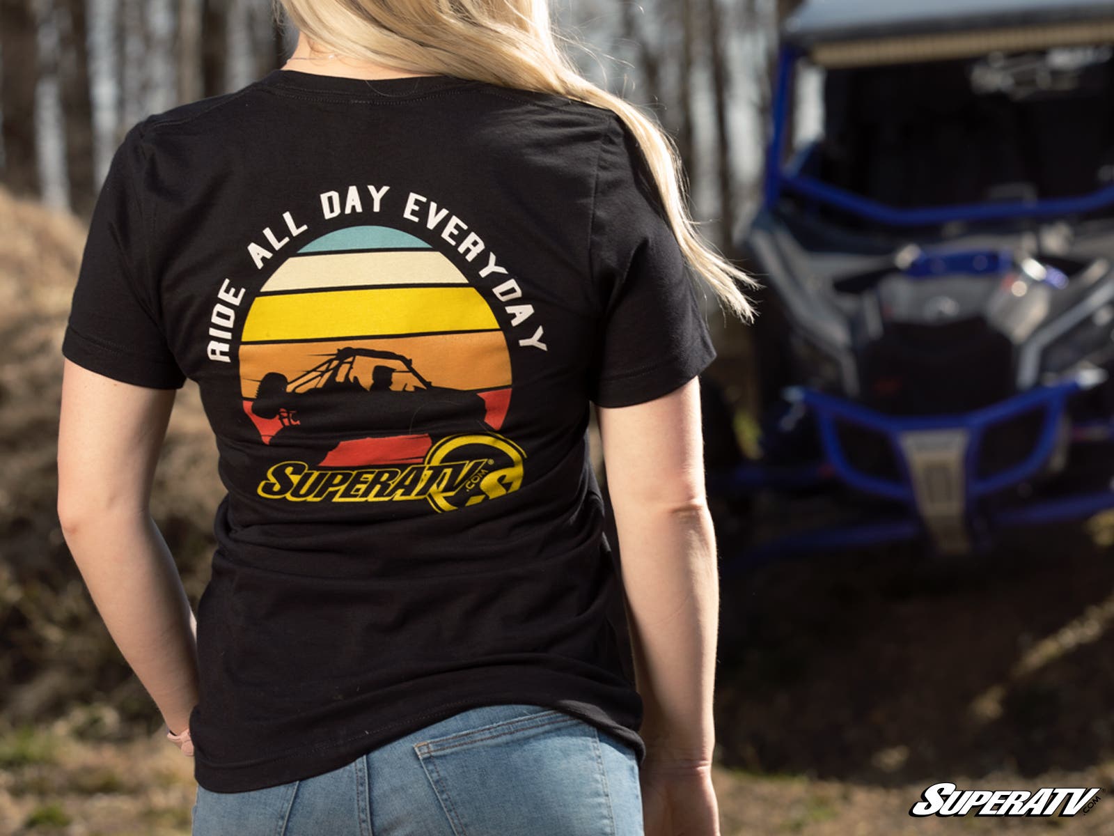 Black Ride All Day Every Day Unisex T-Shirt