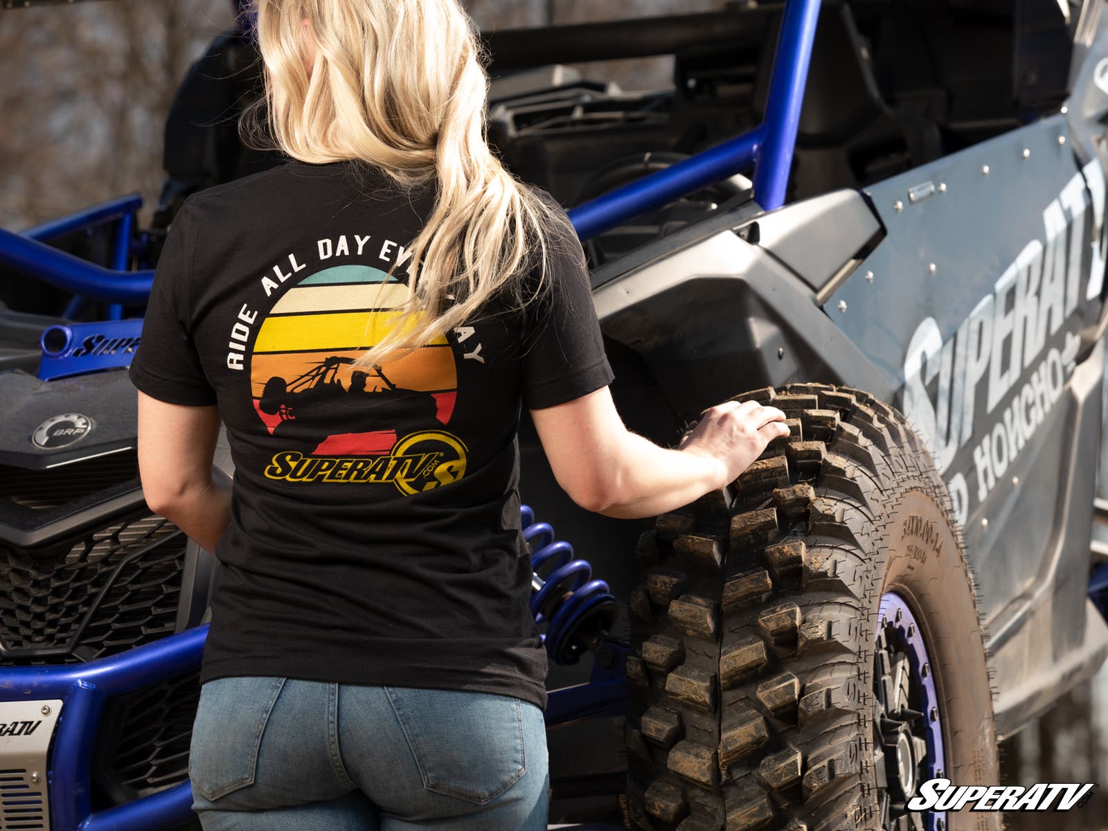 Black Ride All Day Every Day Unisex T-Shirt