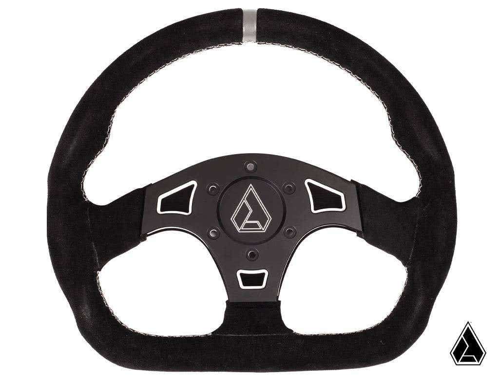 Suede Ballistic "D" UTV Steering Wheel
