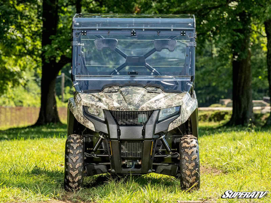Tracker 500S Scratch-Resistant Flip Windshield