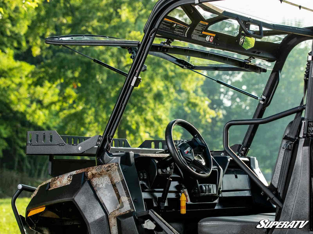 Tracker 800SX Scratch-Resistant Flip Windshield