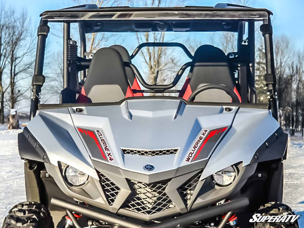Yamaha Wolverine X2 Scratch Resistant Full Windshield
