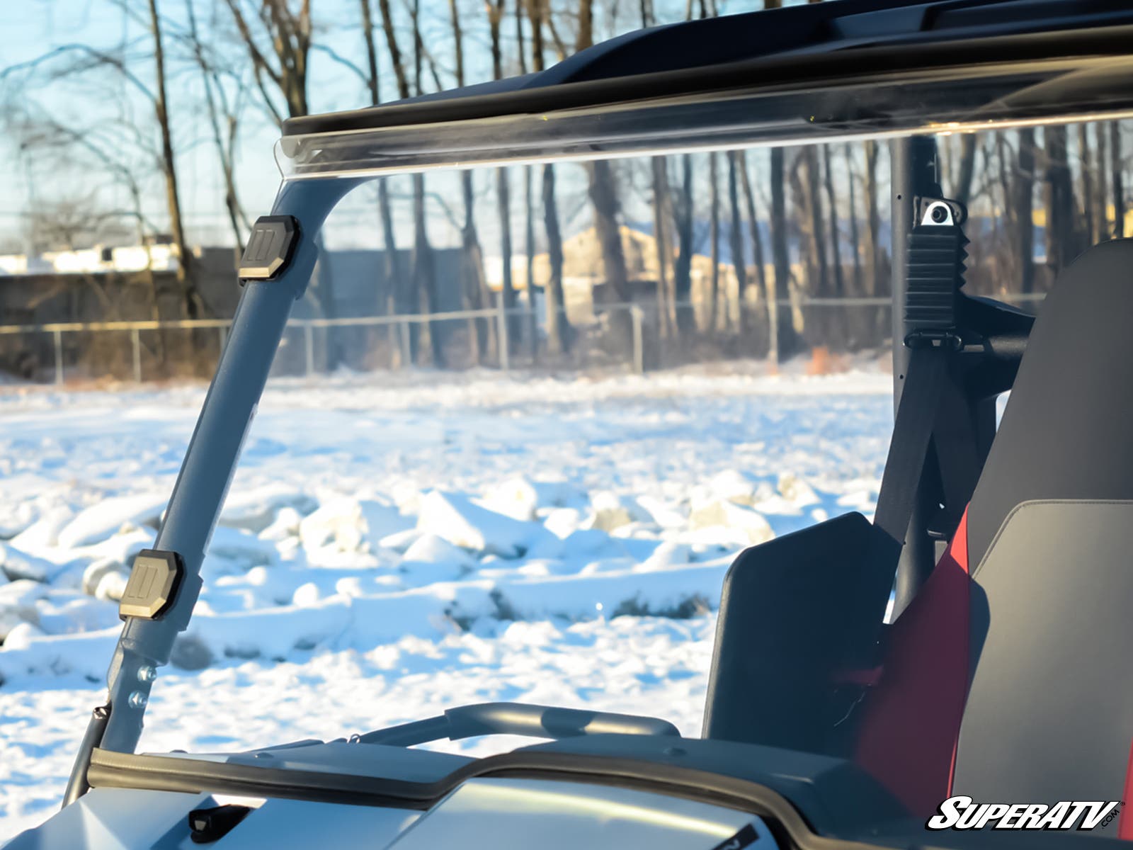 Yamaha Wolverine X2 Scratch Resistant Full Windshield