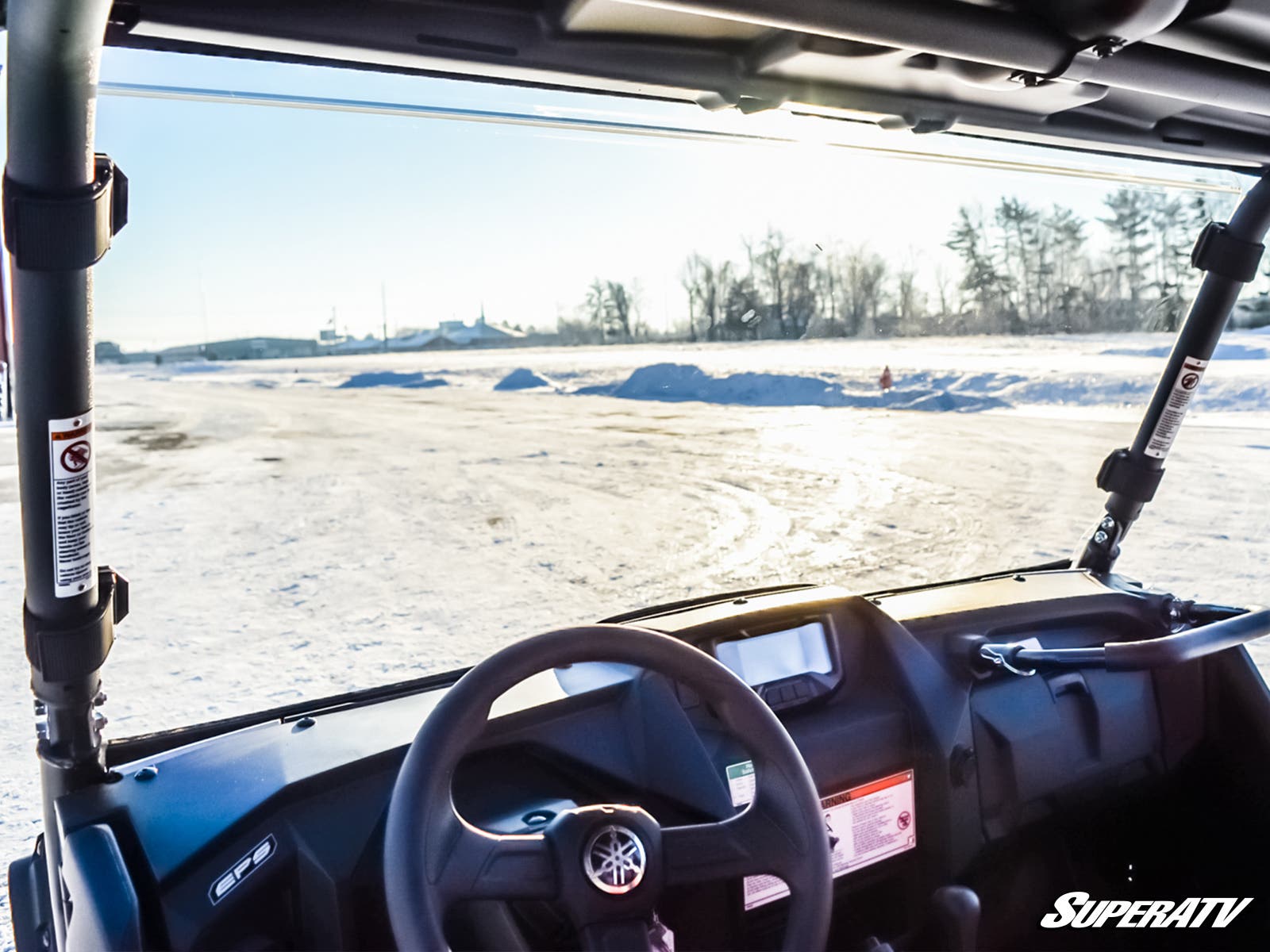 Yamaha Wolverine X2 Scratch Resistant Full Windshield